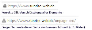 SSL Verschlüsselung SEO